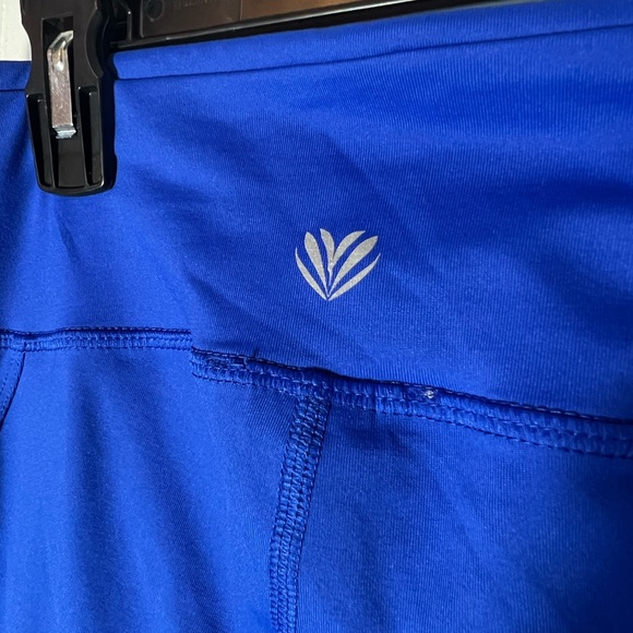 Forever 21 blue stretch leggings athletic yoga running cycling Athleisure sz XS - Picture 5 of 8